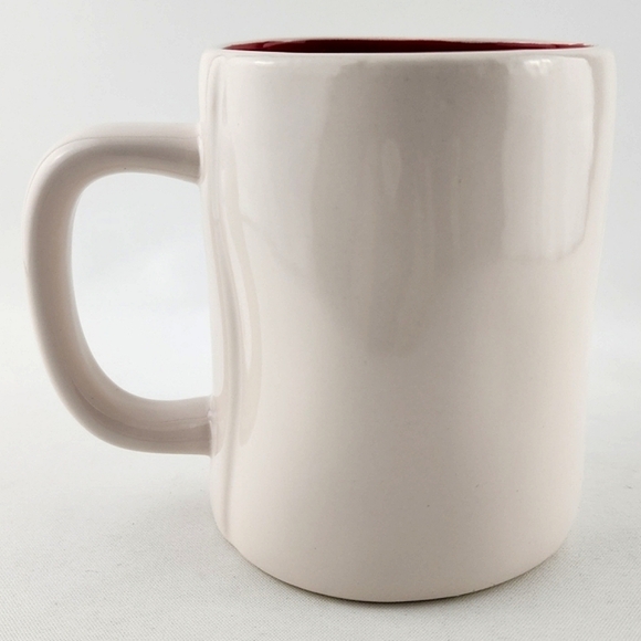 Rae Dunn Matching SANTA PAWS Marching Mug & Dog Bowl Set Large Letters White Red - Picture 8 of 15